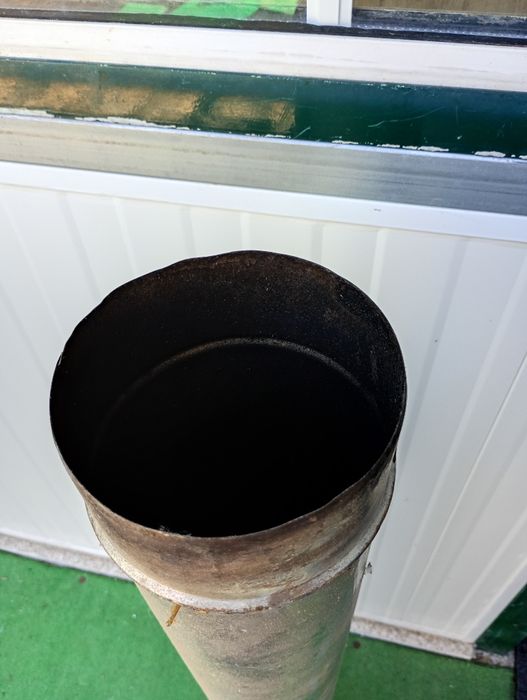 Tubo inox 125 bom estado