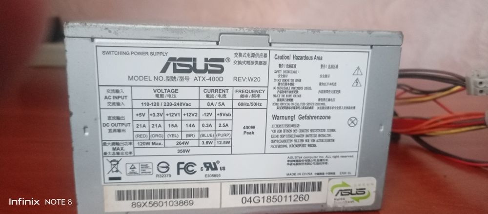 Продам блок питания ASUS