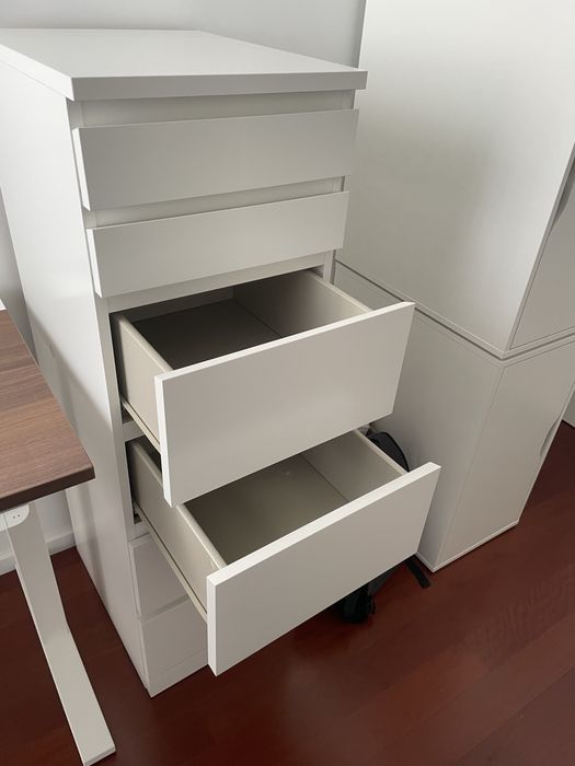 IKEA MALM cómoda c/ 6 gavetas