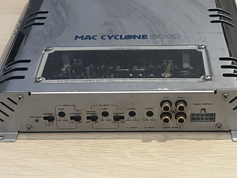 Wzmacniacz samochodowy MAC CYCLONE 6000