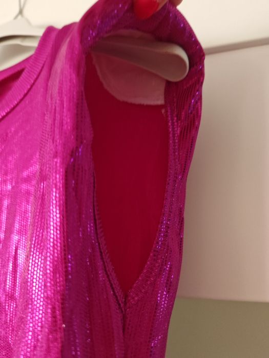 Bluzka różowa nowa disco m L uni