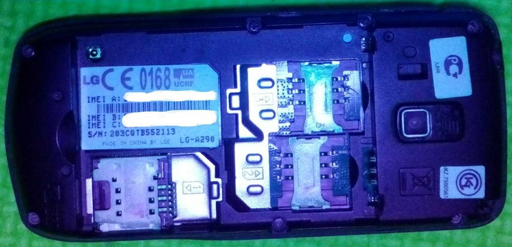 Lg A290 3 Sim Оригинал телефон на 3 сим карты