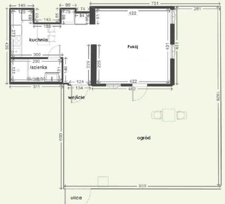 studio z ogrodem