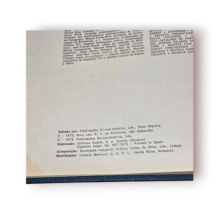 Enciclopédia “O Cinema – 7ª Arte” Vol. I – Publicações Alfa (1973)