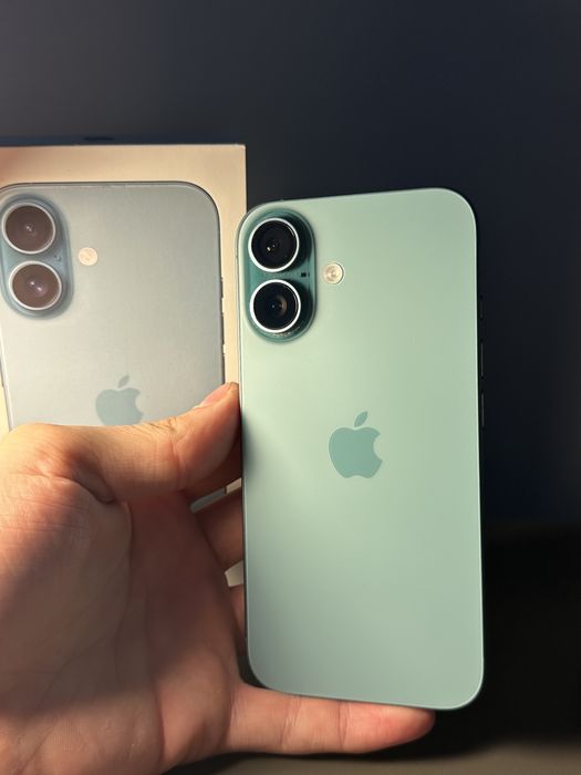 Iphone 16 128Gb 89% kondycju Turkusowy/Świetny stan