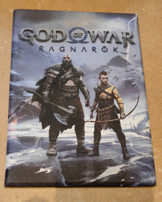 Super plakat preorderowy God of War Ragnarok, GOW metal poster nowy!:)