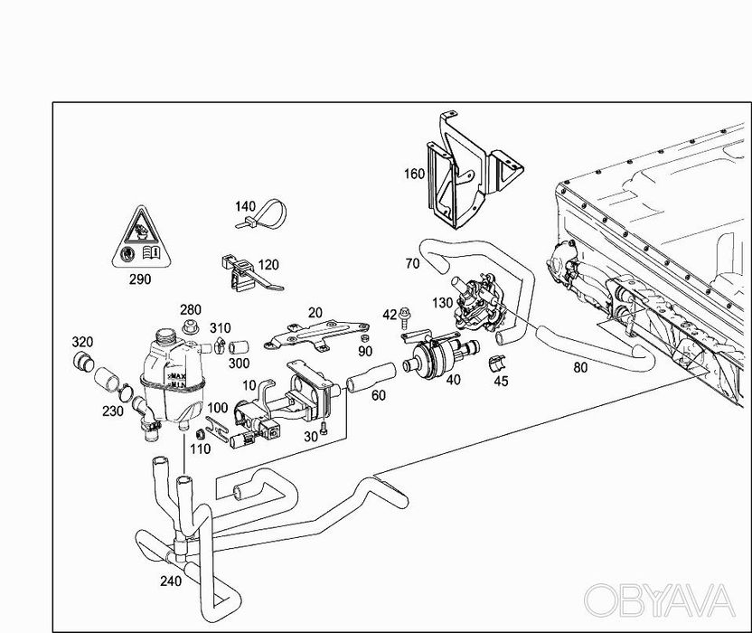 Система охлажден подогрева батареи smart 451ed a7893433501 подогревате