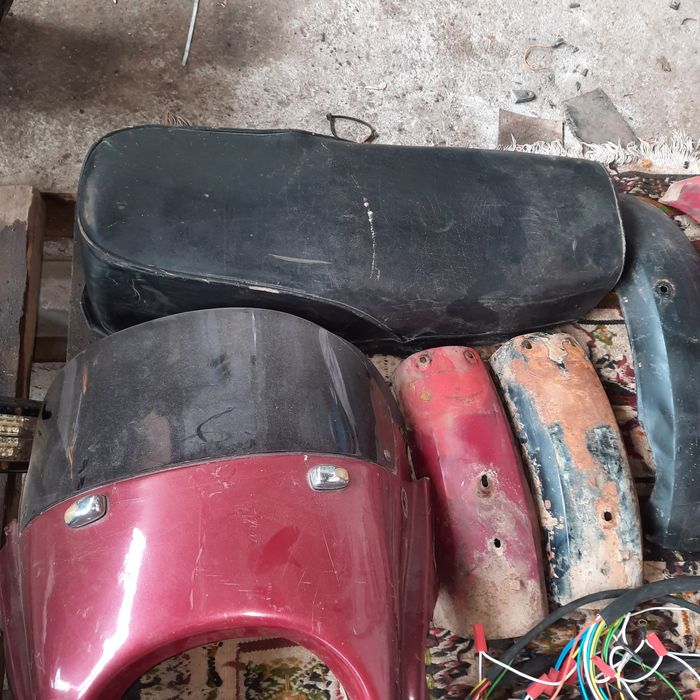 Поворот,,фара генератор ява 350 Jawa 638 проводка
