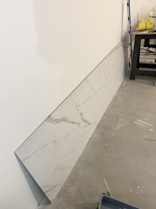 Paradyż calacatta mat gres płytka wielkoformatowa 280 x 67 marmurek