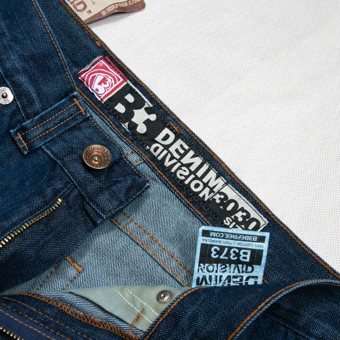 NOWE y2k B3 Denim Division spodnie jeansowe vintage baggy skate 30/30