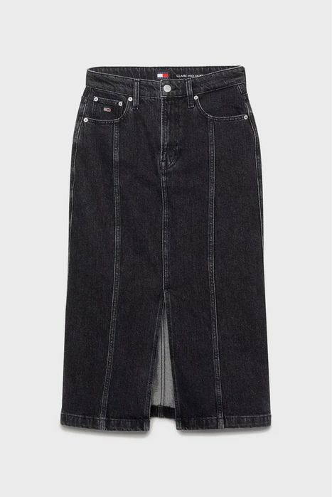 Жіночі джинсова міні/міді спідниця з розрізом 26 розмір S Tommy Hilfiger Jeans