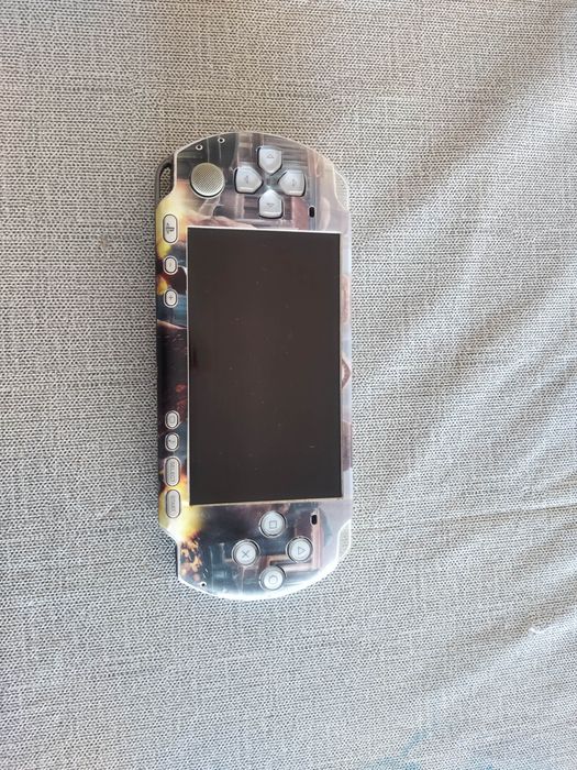 Consola PlayStation portable PSP versão God of war e jogos