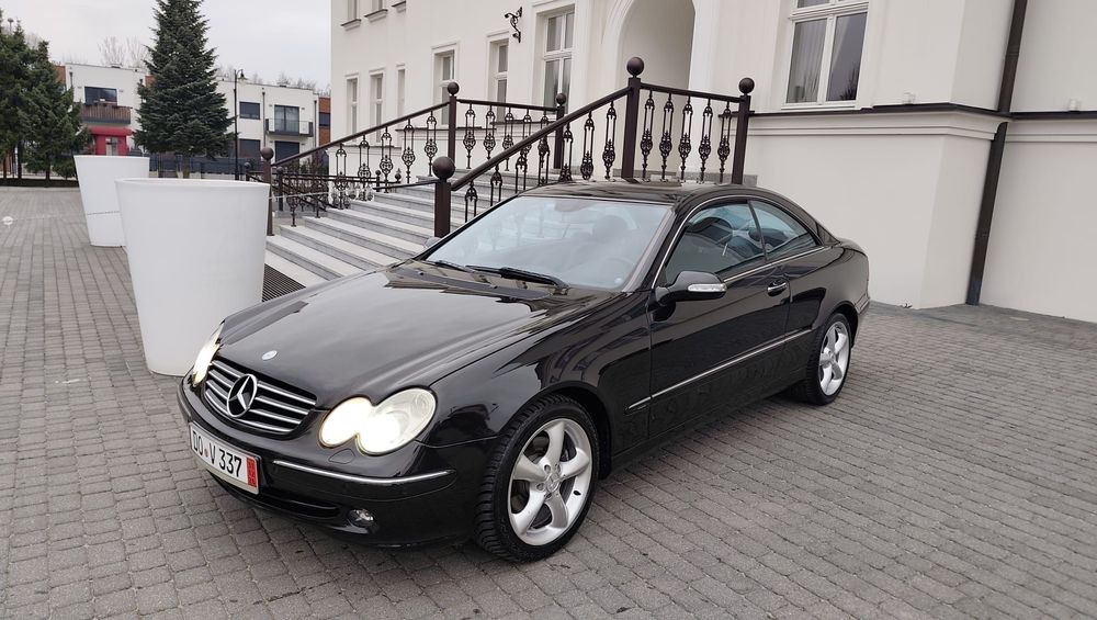Mercedes-Benz CLK Piękny Mercedes 3.2 260km V6 Navi Climtrnik Skórzane Tapicerka Super