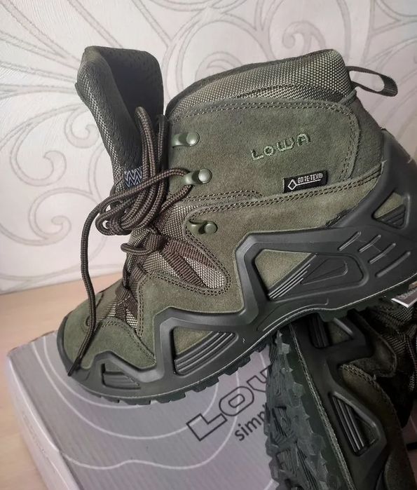 ‼️ Трекінгові черевики LOWA для військових з натуральноі замші