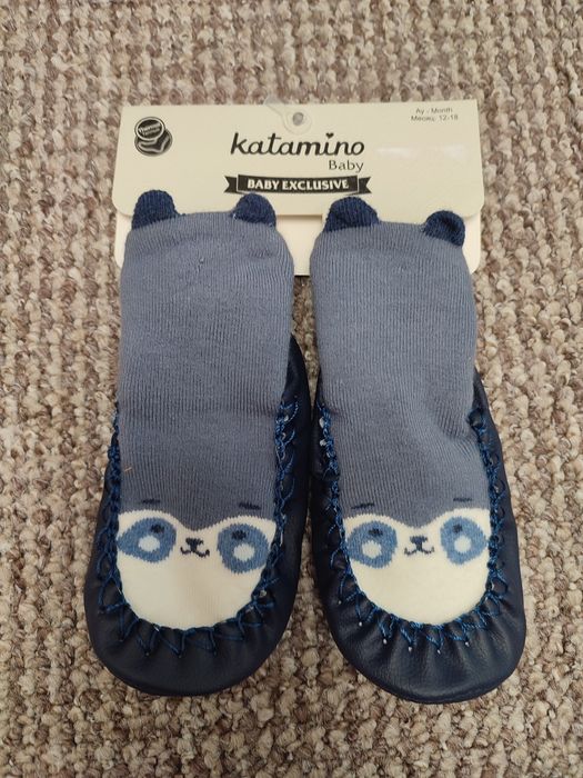 Тапочки черевики чешки зі шкарпетками 12-18 місяців