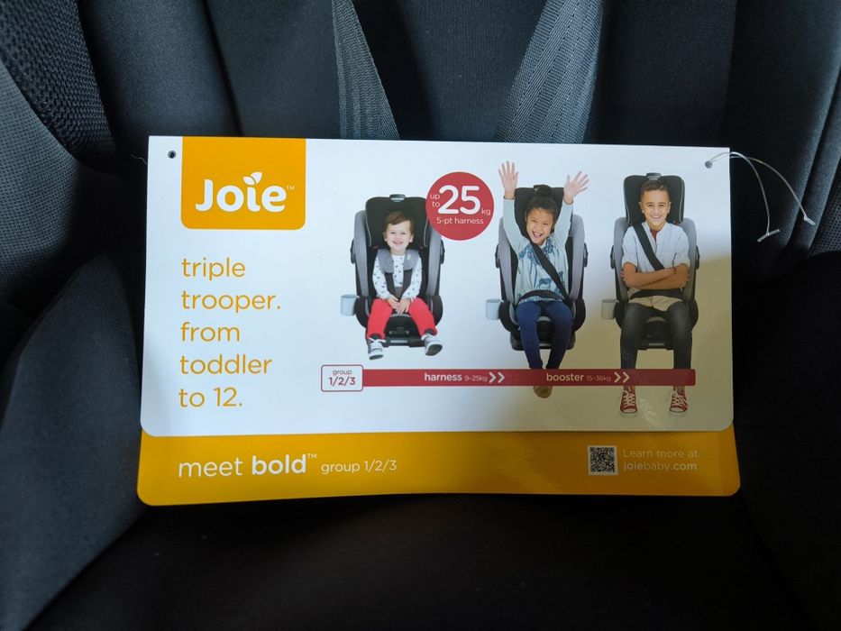 Fotelik samochodowy Joie isofix grupa1/2/3