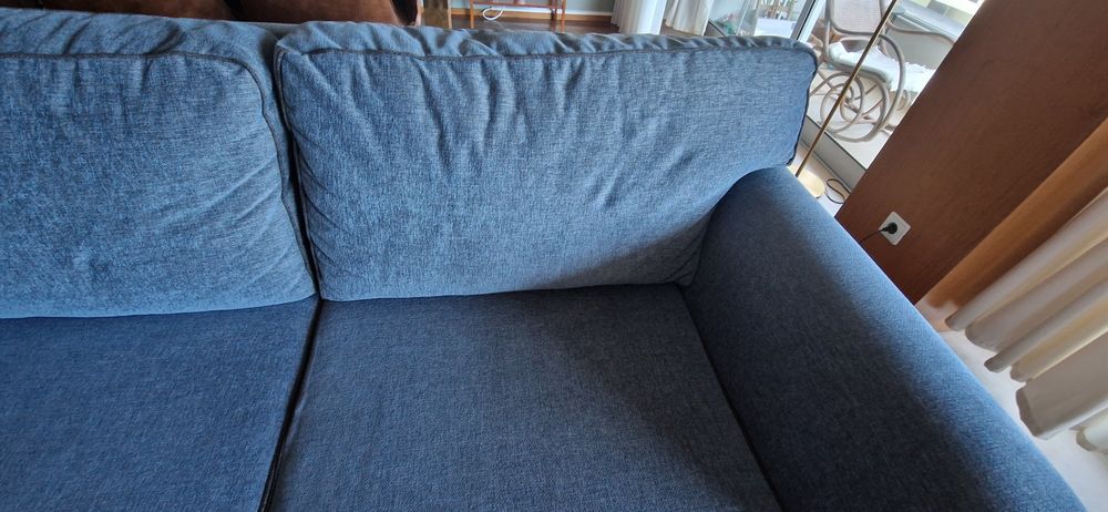 Sofa 3 lugares chaise longue NOVO espuma HR 55 K