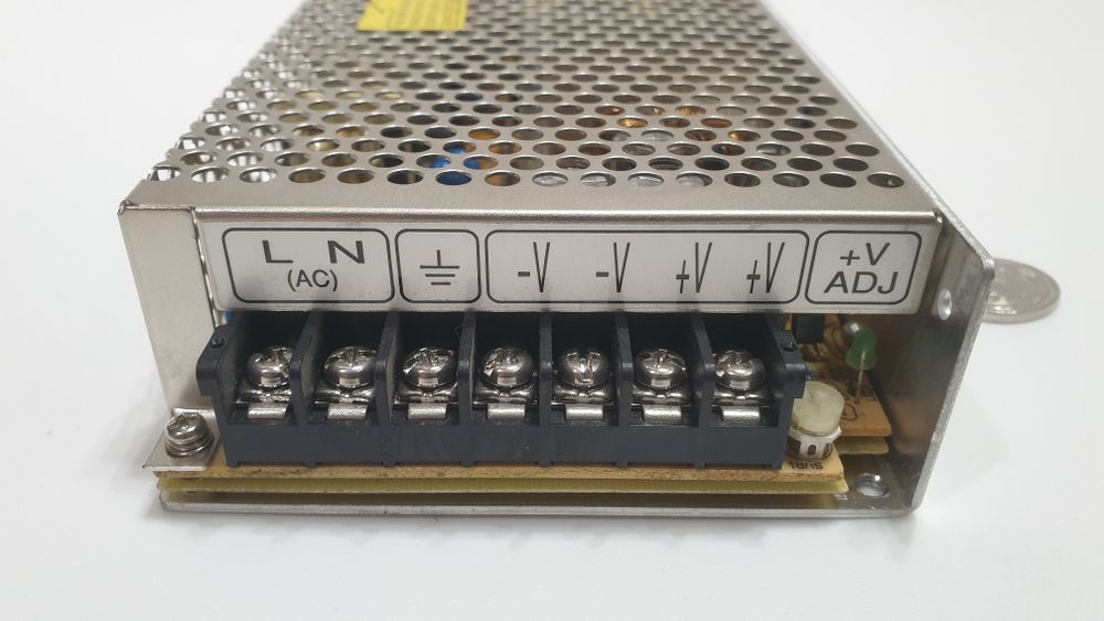 MW Источник, блок питания 12V / 220v Mean well NES-150-12 . 12,5A