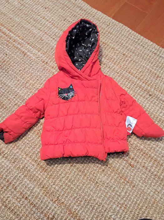 Casaco Reversível Menina 18M 83cm tuc tuc
