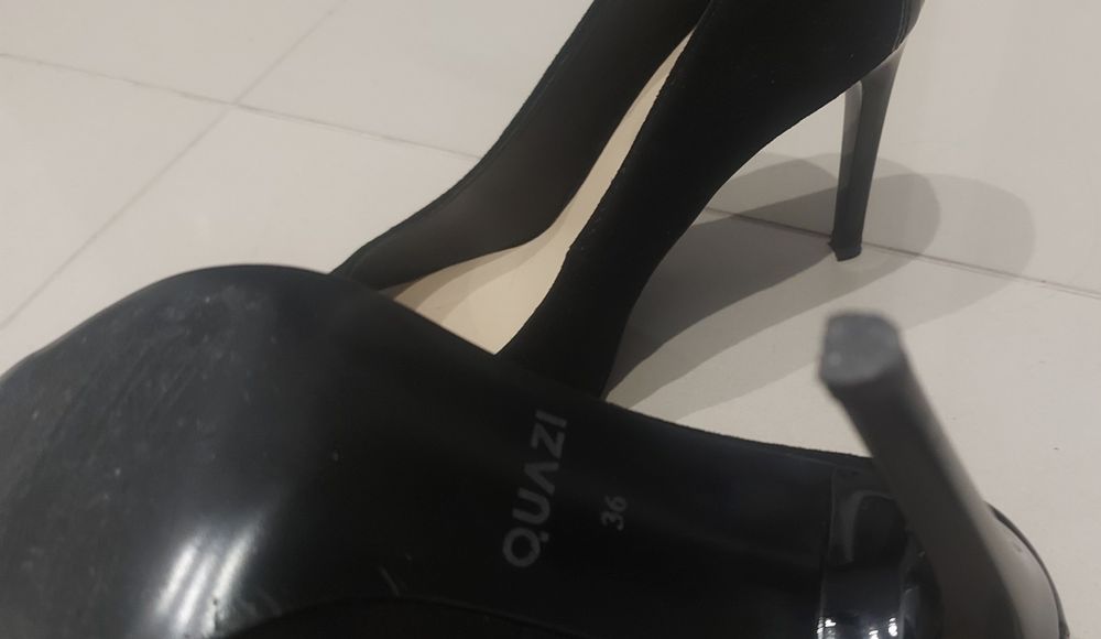 Quazi Czarne szpilki 36