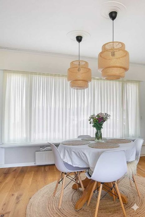 2x lampa wisząca Ikea Sinnerlig boho bambusowa ręcznie robione