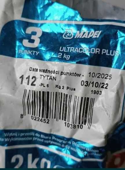 Fuga cementowa Ultracolor Mapei