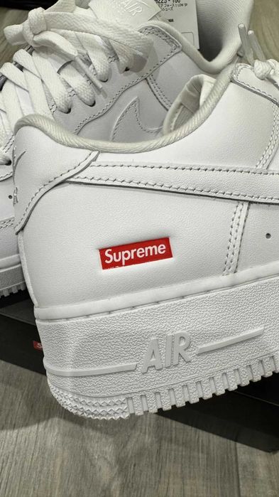 Nike Air Force 1 Low Supreme White R.46