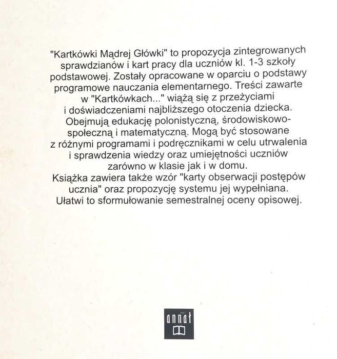 Kartkówki mądrej główki Olejniczak Stępień klasa 2 unikat