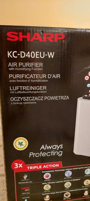 Oczyszczacz i nawilżacz Sharp KC d40euw