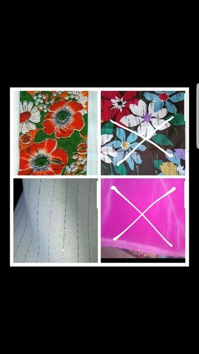 Ткань Штапель СССР Велюр  Ацетатный шелк искусственный Тесьма Прошва