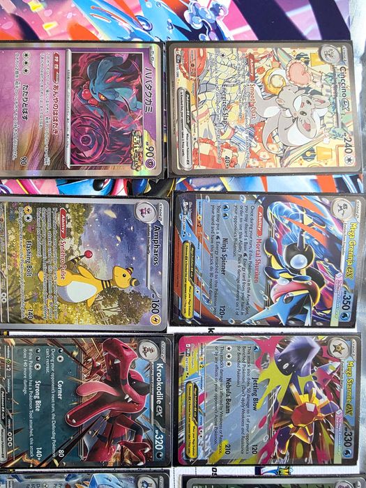 Cartas pokemon em excelente estado