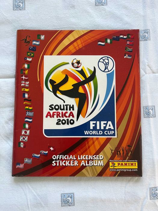 Caderneta completa Panini mundial 2010 África do Sul - como nova e plastificada