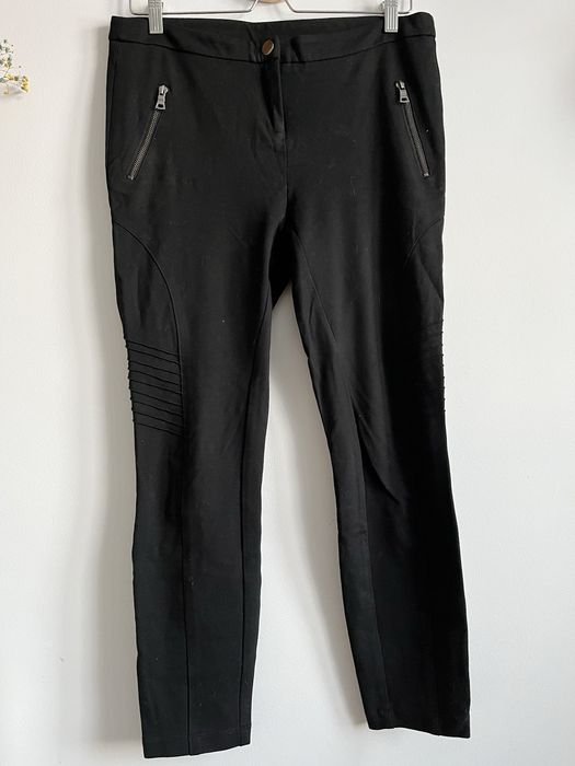 Czarne spodnie waskie