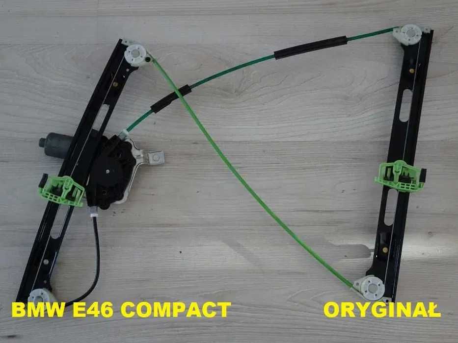 Podnośnik Mechanizm Szyby BMW E46 Compact Lewy Oryginał 1999-2005 [5a1]