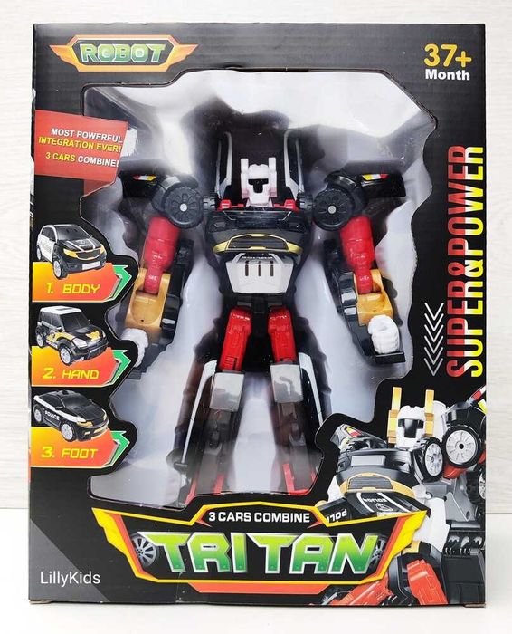 Робот трансформер Tritan 516A, 3 в 1. Тобот Тритан