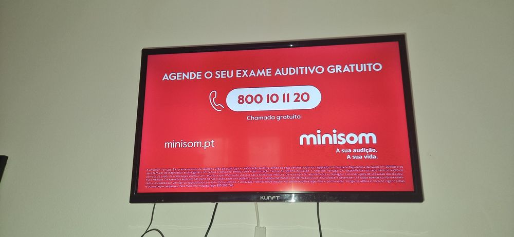 Televisao Kunft e Suporte de parede