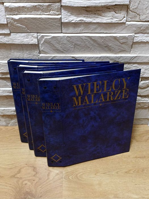 Wielcy malarze wybrane zeszyty + 4 segregatory