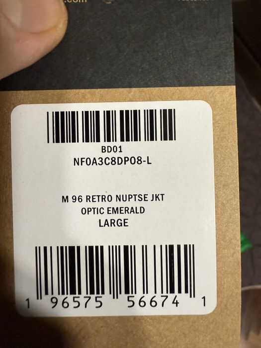 Пуховик The North Face Retro Nuptse 1996, розмір L