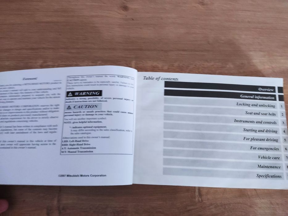 Паспорт Книжка Мицубиси Паджеро Mitsubishi Pajero