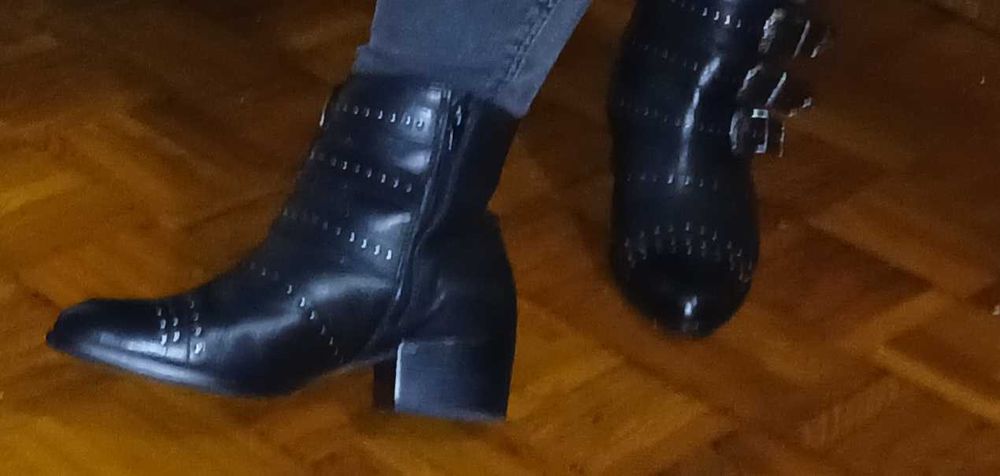 Botins pretos pepe jeans