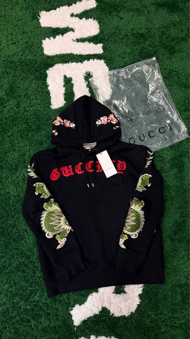 Худі gucci blind for love dragon гуччі кофта тигр bape