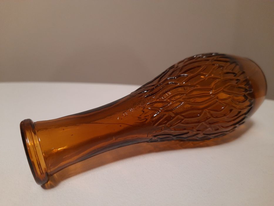 Wazonik na konwalie, wazon PRL HSG Ząbkowice szkło kolorowe prl