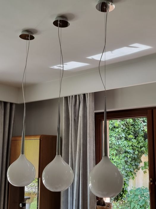 Lampa Zuma line wisząca szklana