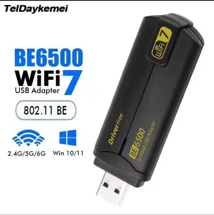 Wi-Fi 7 адаптер BE6500