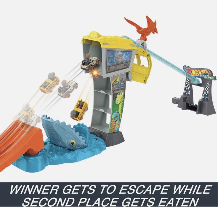 Hot Wheels Jurassic World RacerVerse Track Set – гоночний трек