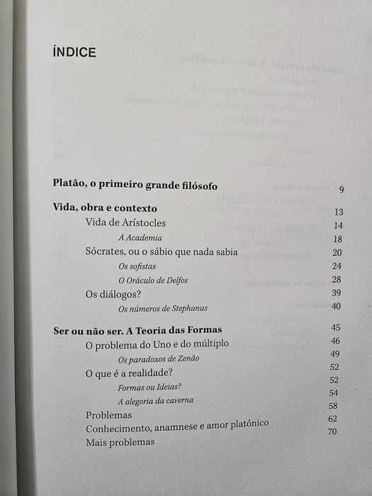 Livro Platão - A verdade está noutro lugar