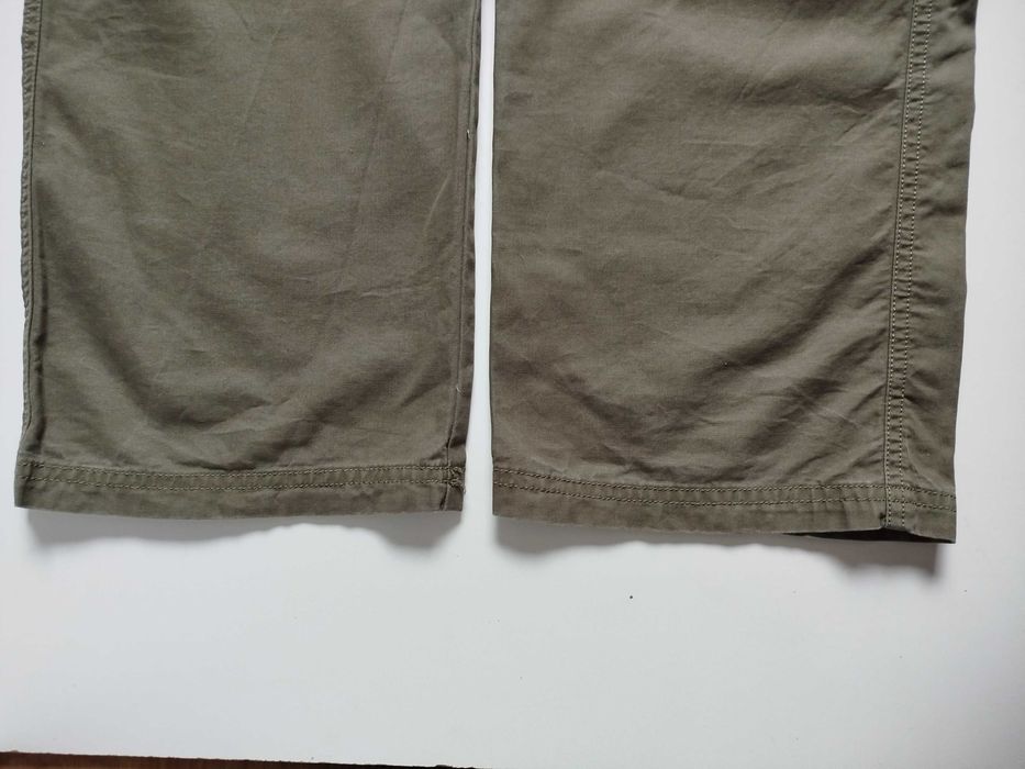 Spodnie męskie  oliwkowe bawełna Decathlon  L