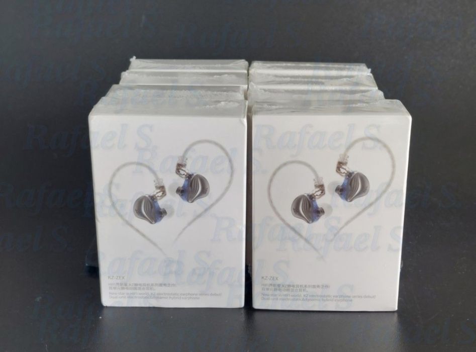 KZ - ZEX Azul In Ears NOVO Fones de ouvido / Auriculares