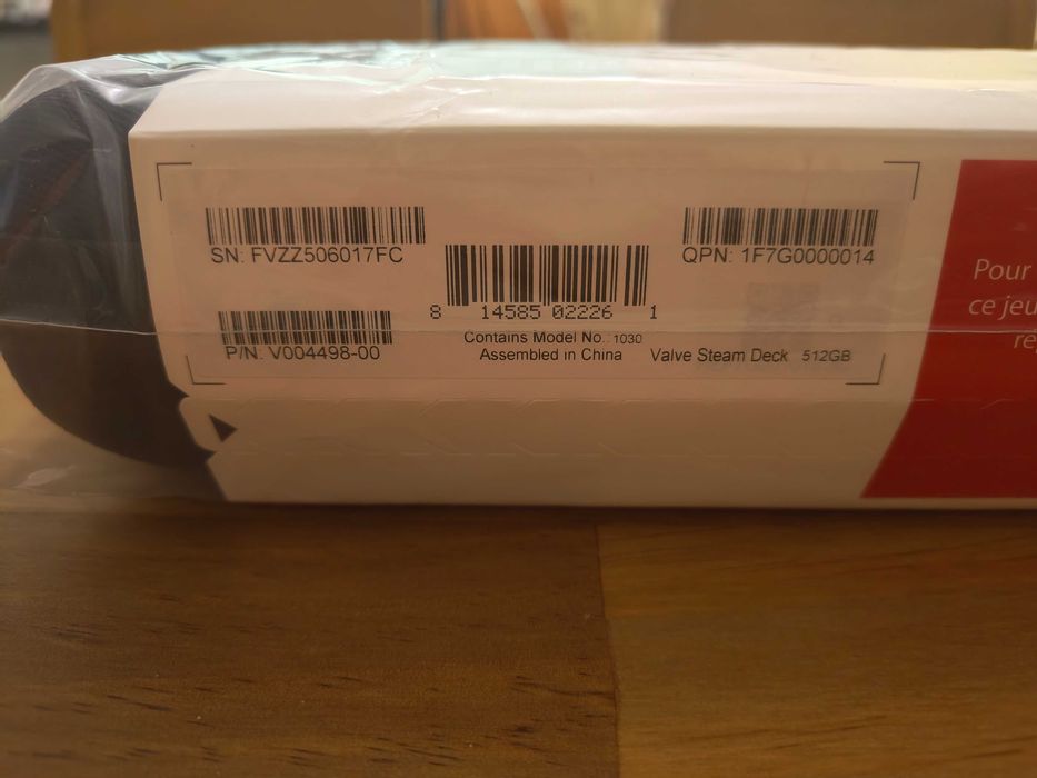 SteamDeck OLED 512 GB.