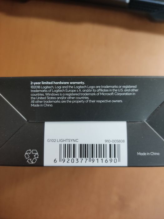 Компьютерная мышка G102 проводная USB для ноутбука компьютера